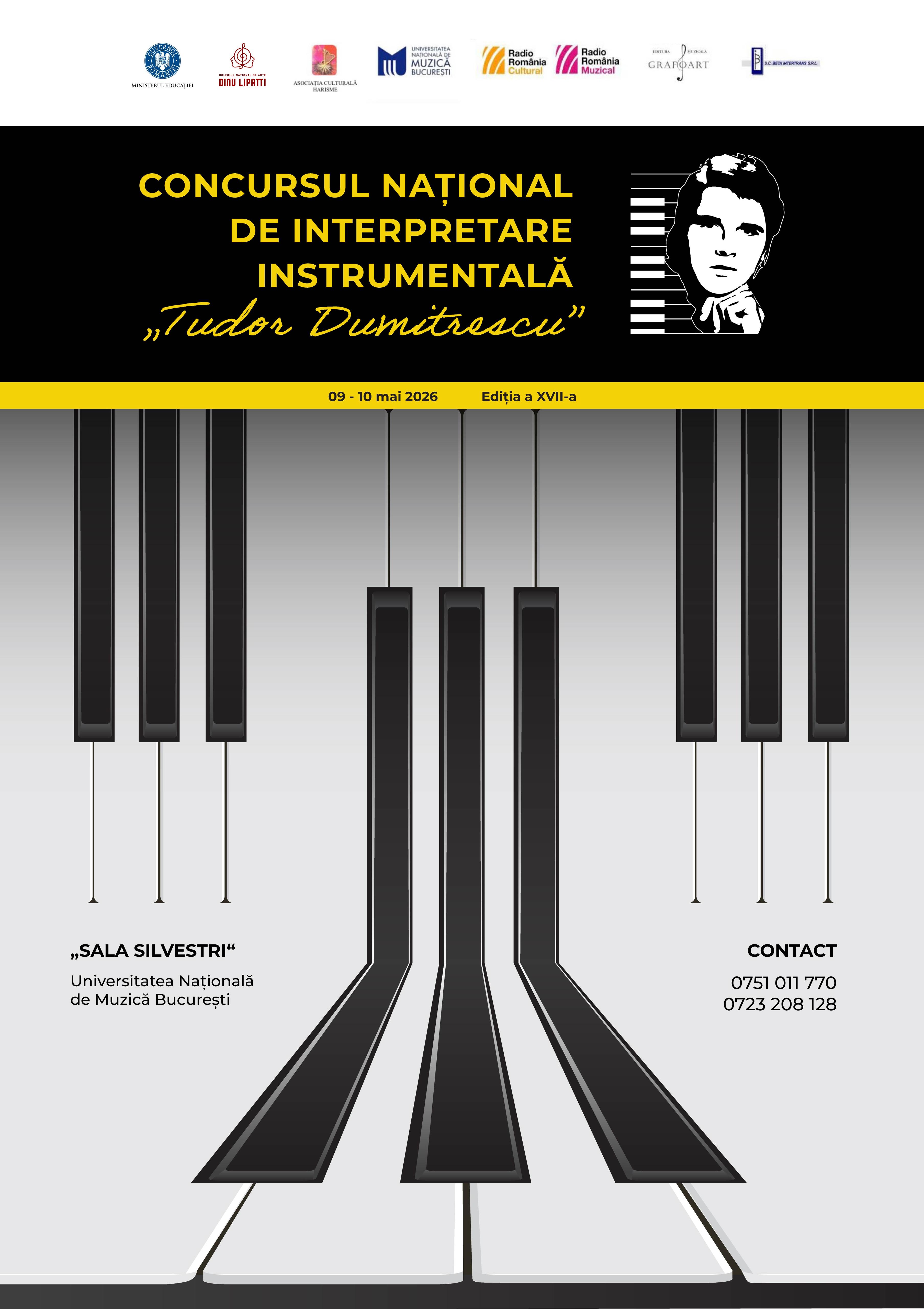 Poster Concursul Tudor Dumitrescu 2026